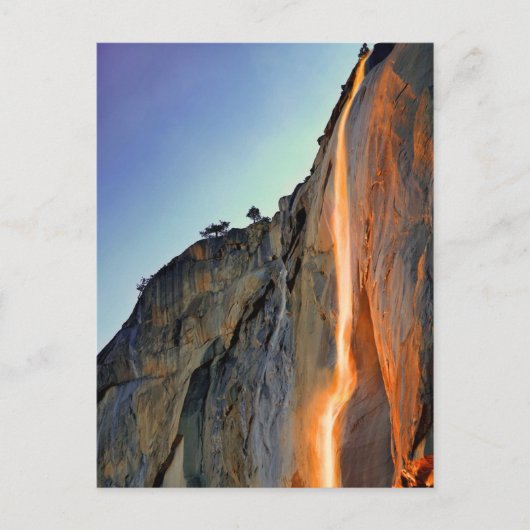 Yosemite Firefall Briefkaart (Voorkant)