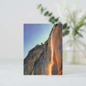 Yosemite Firefall Briefkaart (Staand voorkant)