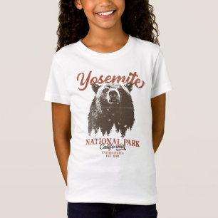 Yosemite Grizzly Beer, Californië T-shirt