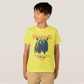 Yosemite Grizzly Beer, Californië T-shirt (Voorkant volledig)