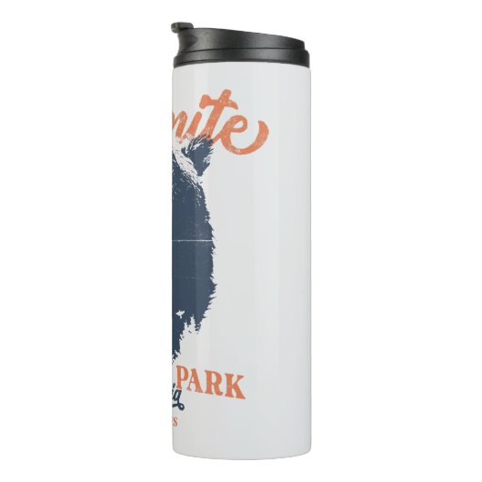 Yosemite Grizzly Beer, Californië Thermosbeker (Geroteerd rechts)