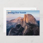 Yosemite Half Dome Briefkaart (Voorkant / Achterkant)