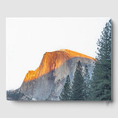 Yosemite Half Dome Sunset Mariage livre d'hôtes (Verso)