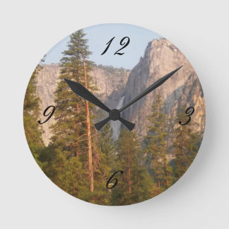Yosemite Herfst Afbeelding wandklok Ronde Klok