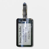 Yosemite Herfst Natuur Fotografie Bagagelabel (Achterkant verticaal)