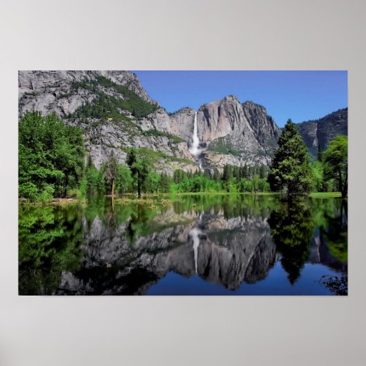 Yosemite Herfst Reflection Poster (Voorkant)