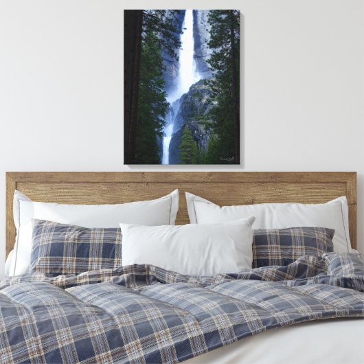 Yosemite Herfsten Canvas Afdruk (Insitu (Slaapkamer))