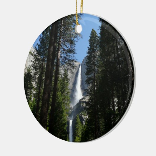 Yosemite Herfsten en Bossen Keramisch Ornament (Links)