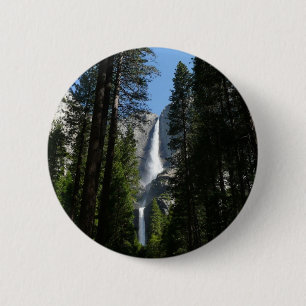 Yosemite Herfsten en Bossen Ronde Button 5,7 Cm
