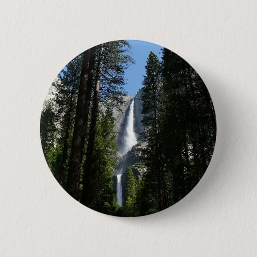 Yosemite Herfsten en Bossen Ronde Button 5,7 Cm (Voorkant)