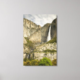 Yosemite Herfsten in het voorjaar, Yosemite Nation Canvas Afdruk