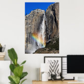 Yosemite-Herfsten met regenboog Poster (Thuiskantoor)