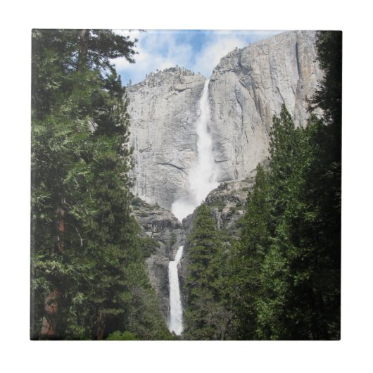 Yosemite Herfsten Tegeltje (Voorkant)