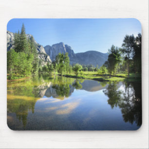 Yosemite-Herfsten uit de Merced-rivier - Yosemite- Muismat