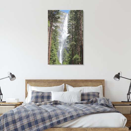 Yosemite Herfsten verpakt Canvas Print (Insitu (Slaapkamer))