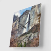 Yosemite Herfsten Vierkante Klok (Hoek)