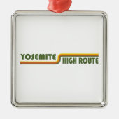 Yosemite High Route Metalen Ornament (Voorkant)