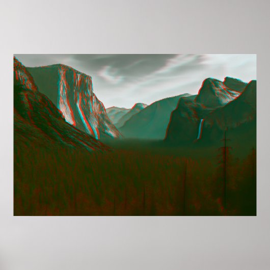 Yosemite in 3D Poster (Voorkant)