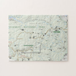 Yosemite-kaartpuzzel Legpuzzel