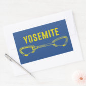 Yosemite-klimmickdraw Rechthoekige Sticker (Envelop)