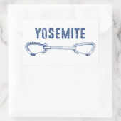 Yosemite-klimmickdraw Rechthoekige Sticker (Tas)