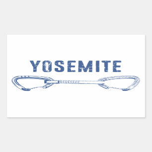 Yosemite-klimmickdraw Rechthoekige Sticker