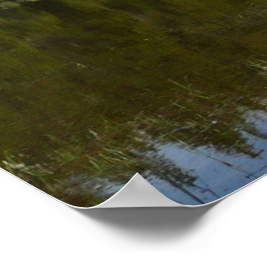 Yosemite Lake Reflection Poster (Hoek)