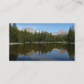 Yosemite Lake Reflection Visitekaartje (Achterkant)