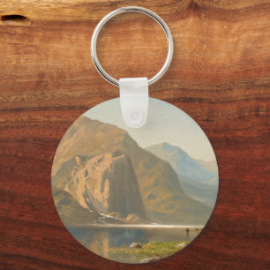 Yosemite Majestueus Landschap door Albert Bierstad Sleutelhanger