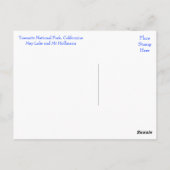 Yosemite, May Lake Mt Hoffmann California Carte po (Dos)