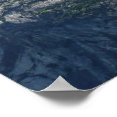 Yosemite Mountain-Uitzicht in het Nationaal Park Y Poster (Hoek)