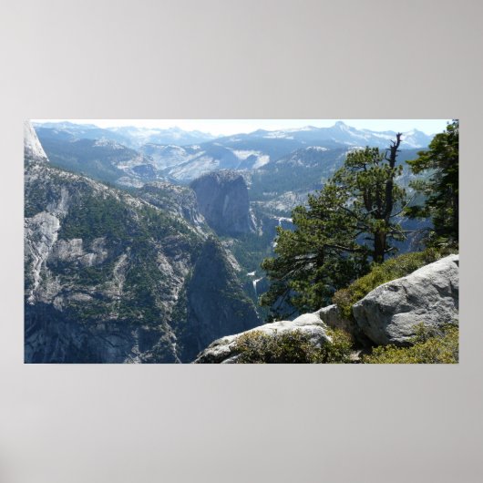 Yosemite Mountain-Uitzicht in het Nationaal Park Y Poster (Voorkant)