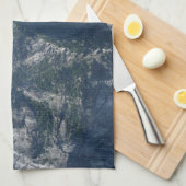 Yosemite Mountain-Uitzicht in het Nationaal Park Y Theedoek (Quarter Fold)