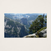 Yosemite Mountain-Uitzicht in het Nationaal Park Y Visitekaartje (Achterkant)
