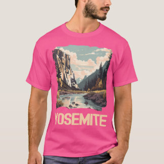 Yosemite Nationaal Park Avontuur Wandelen Natuur d T-shirt
