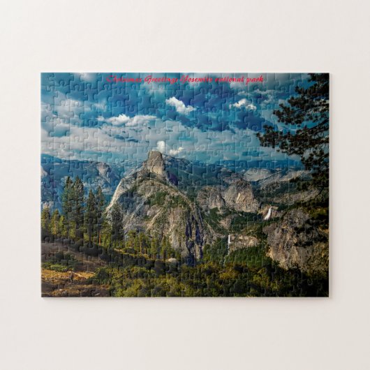 Yosemite Nationaal Park. kerstcadeautjes Legpuzzel (Horizontaal)