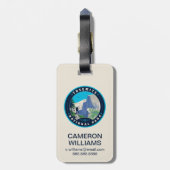 Yosemite National Park Bagagelabel (Achterkant verticaal)