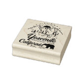 Yosemite National Park Beer Minimalistische berg Rubberstempel (Stempel)