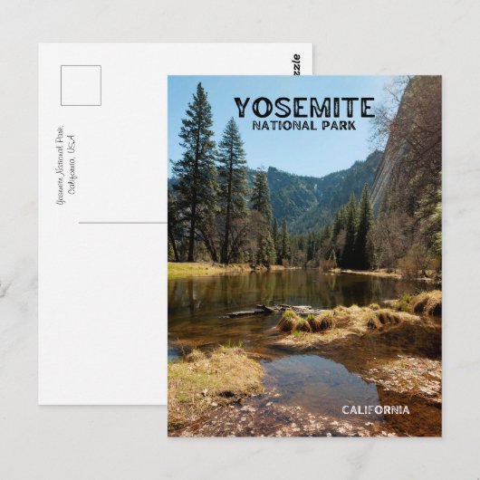Yosemite National Park Briefkaart (Voorkant / Achterkant)