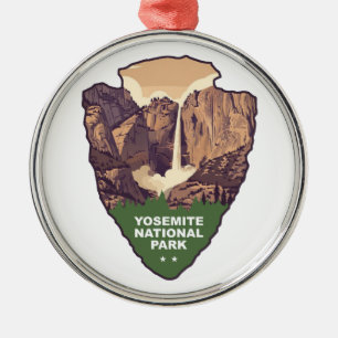 Yosemite National Park Bruids sluier waterval Pijl Metalen Ornament