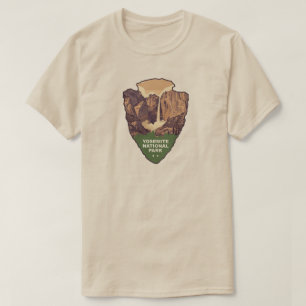 Yosemite National Park Bruids sluier waterval Pijl T-shirt