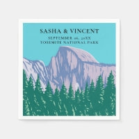 Yosemite National Park Bruiloft Retro