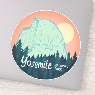 Yosemite National Park Calif Camping Trip Blauwgro Sticker