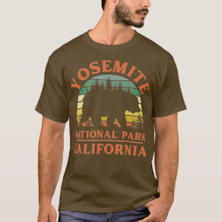 Yosemite National Park California Beer Natuur Hiki T-shirt