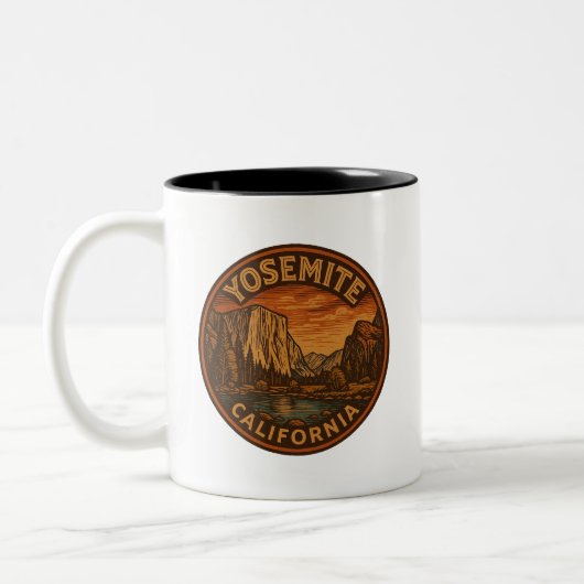 Yosemite National Park California Ceramic Mok (Links)