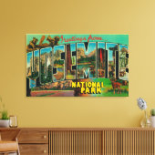 Yosemite National Park, California - Large Lette Canvas Afdruk (Insitu (Woonkamer))