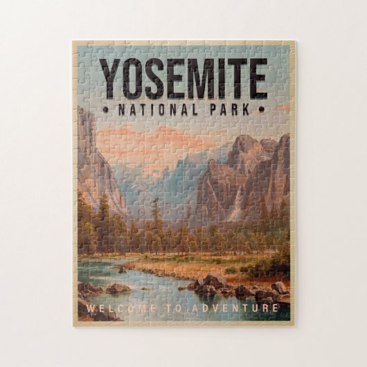 Yosemite National Park California  Legpuzzel (Verticaal)