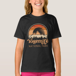 Yosemite National Park California Retro  T-shirt
