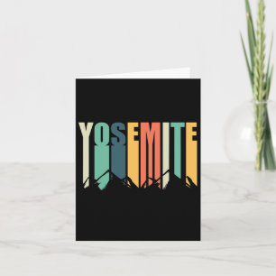 Yosemite National Park-California Souvenir-camping Kaart