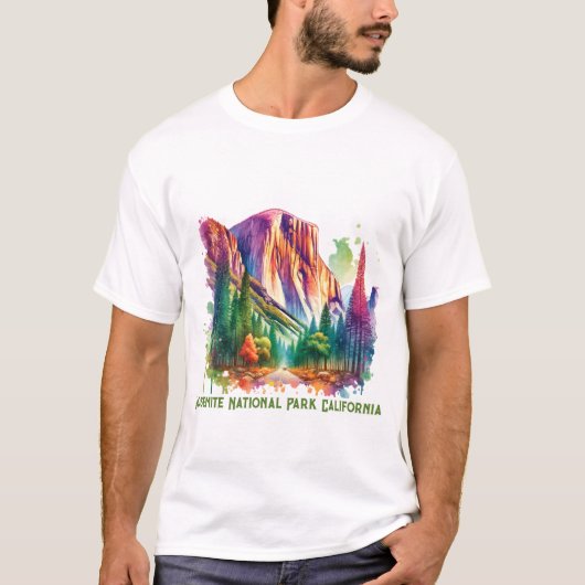 Yosemite National Park California T-shirt (Voorkant)